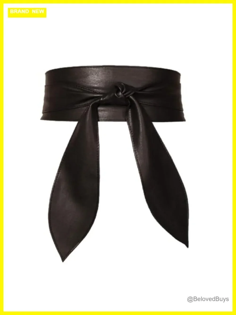 Womens Faux Leather Wrap Wide Obi Belt Tie Waist Dress Belt